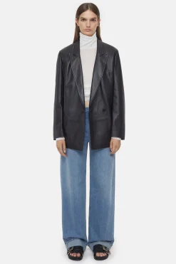 Blazer En Cuir