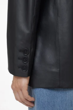 Blazer En Cuir