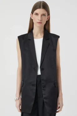 Blazer En Satin Italien