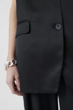 Blazer En Satin Italien