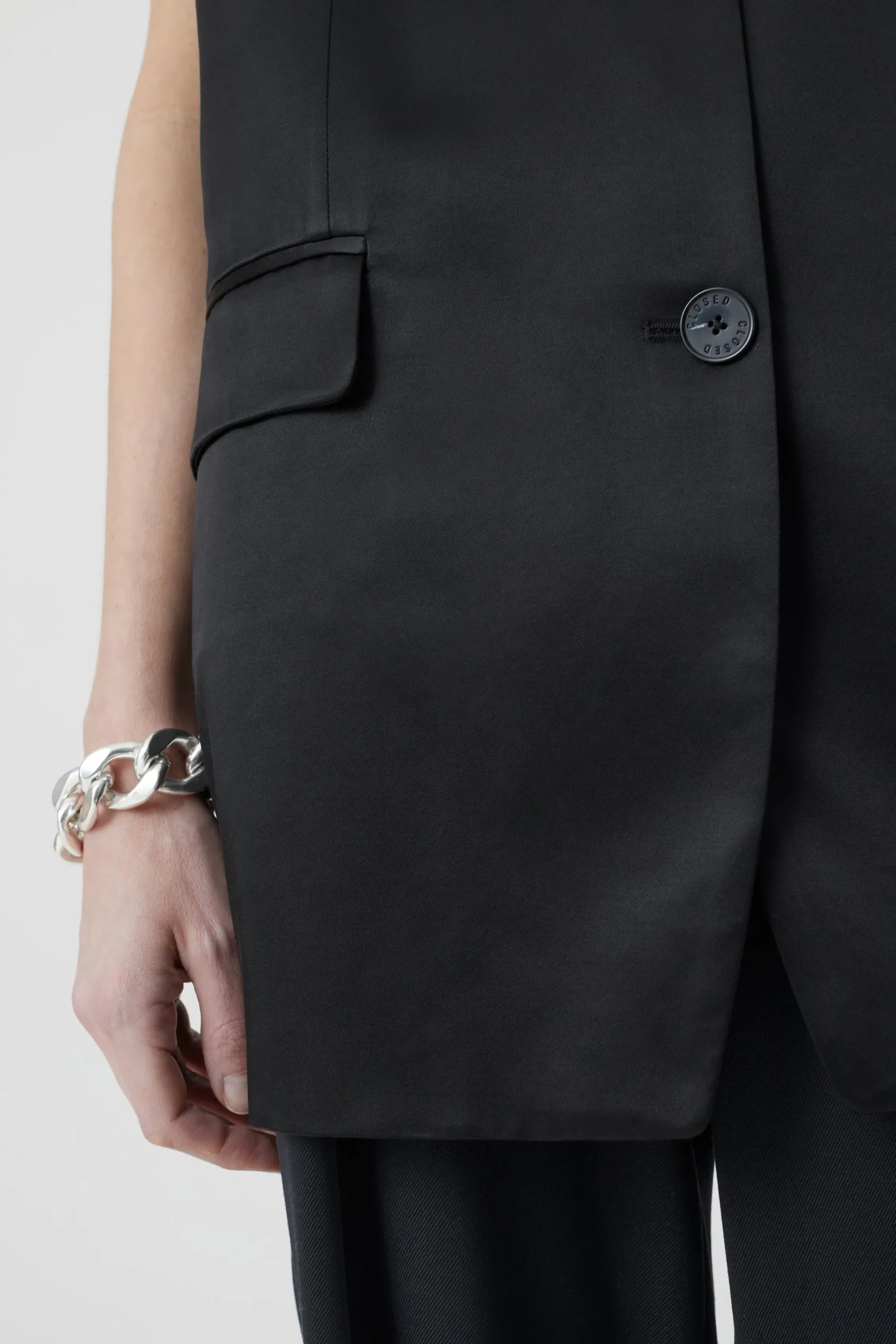 Blazer En Satin Italien