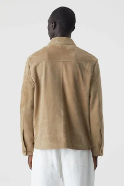 Blouson En Cuir Velours