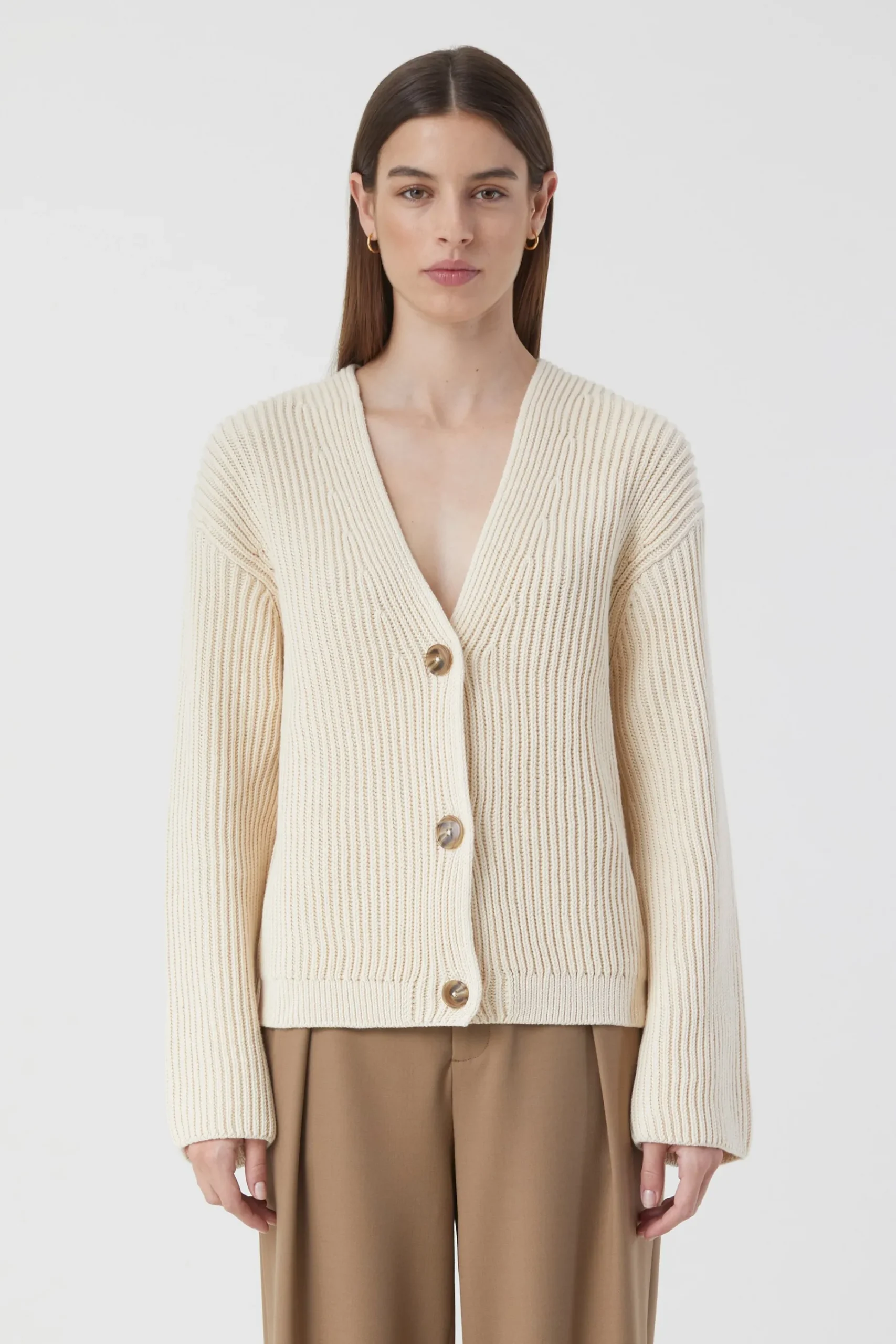 Cardigan En Coton Bio