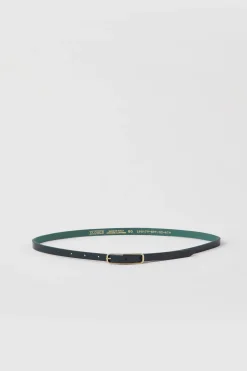 Ceinture En Cuir Etroite