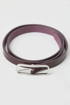 Ceinture En Cuir Etroite