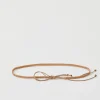 Ceinture En Cuir Etroite