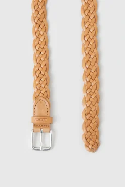 Ceinture En Cuir Tresse