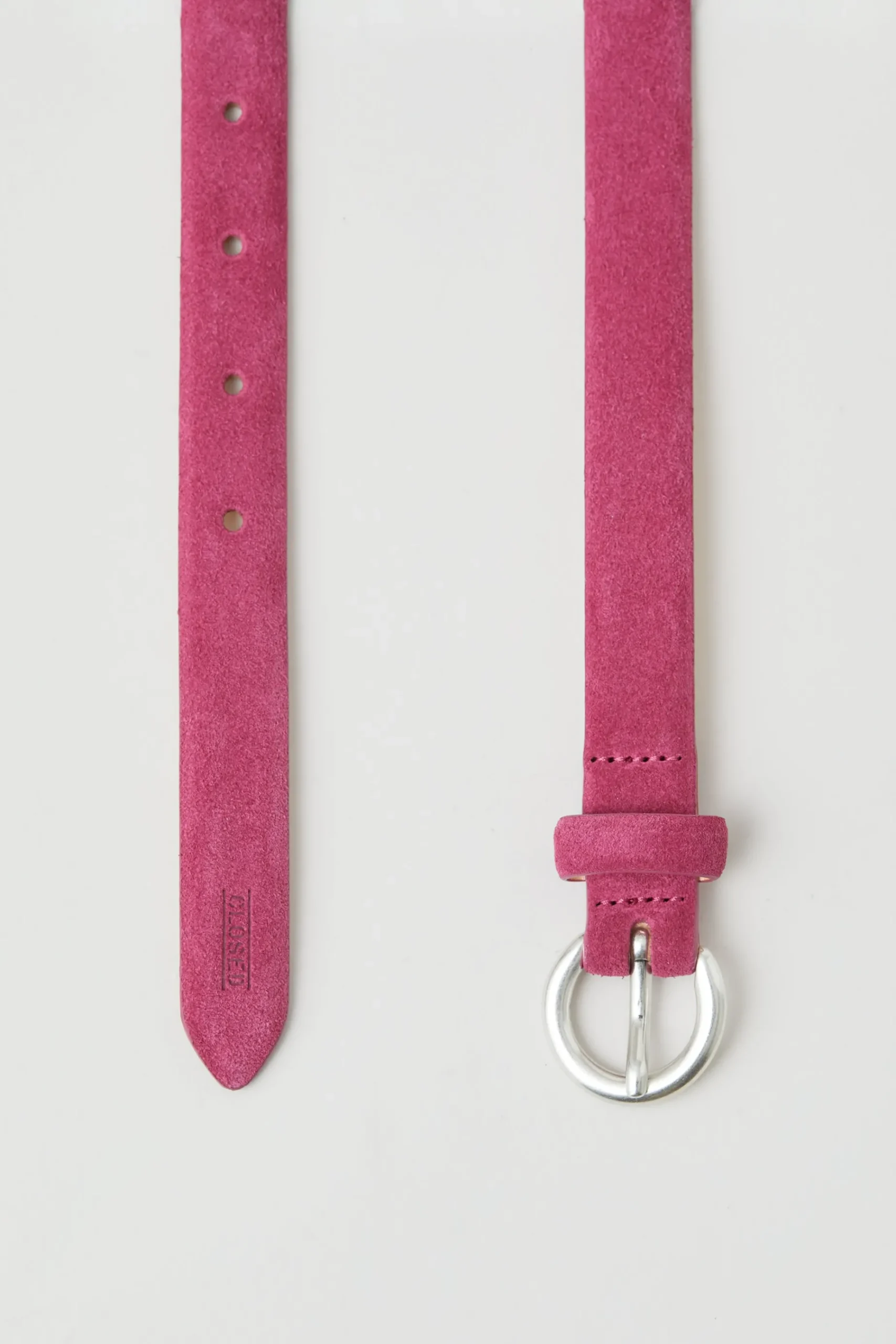 Ceinture En Cuir Velours