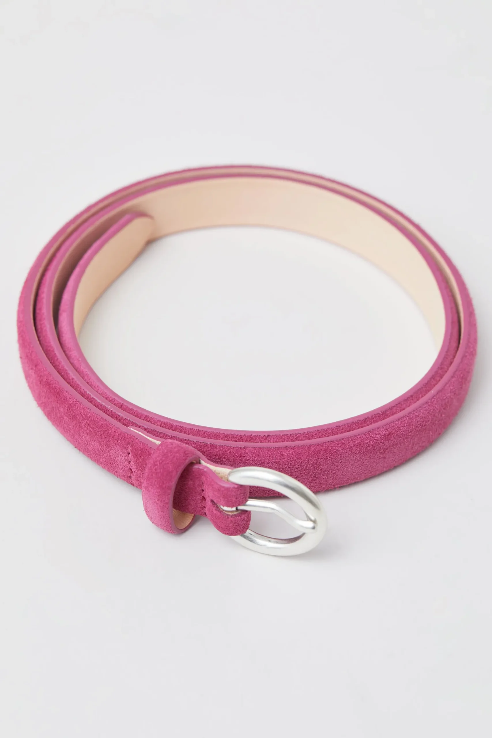 Ceinture En Cuir Velours