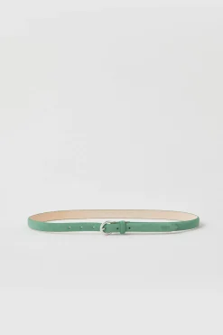 Ceinture En Cuir Velours
