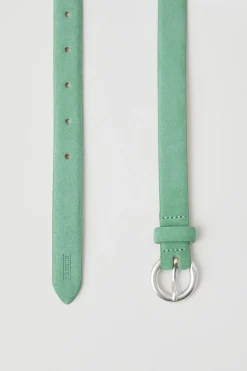 Ceinture En Cuir Velours