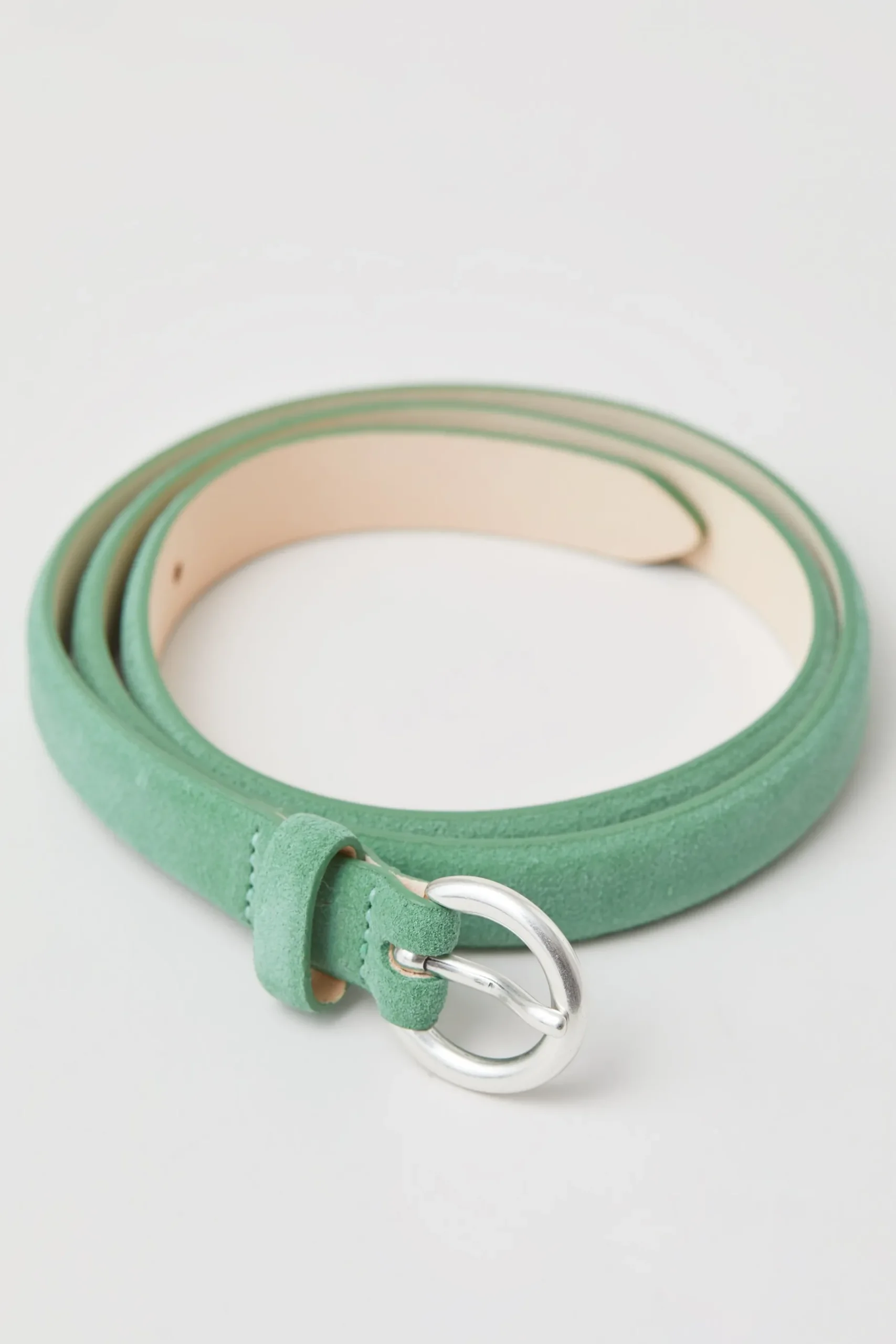 Ceinture En Cuir Velours