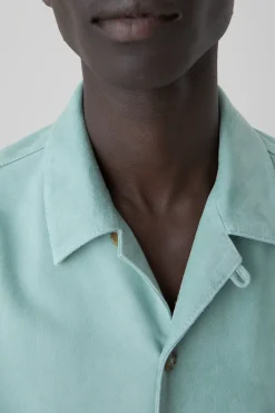 Chemise Cuir Velours