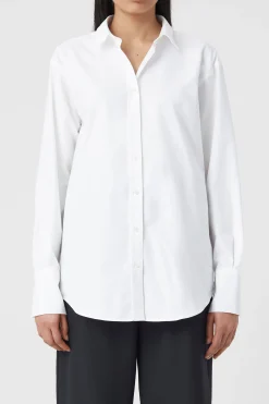 Chemisier-Chemise Avec Col A Pointes Boutonnees