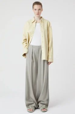 Chemisier-Chemise En Cuir