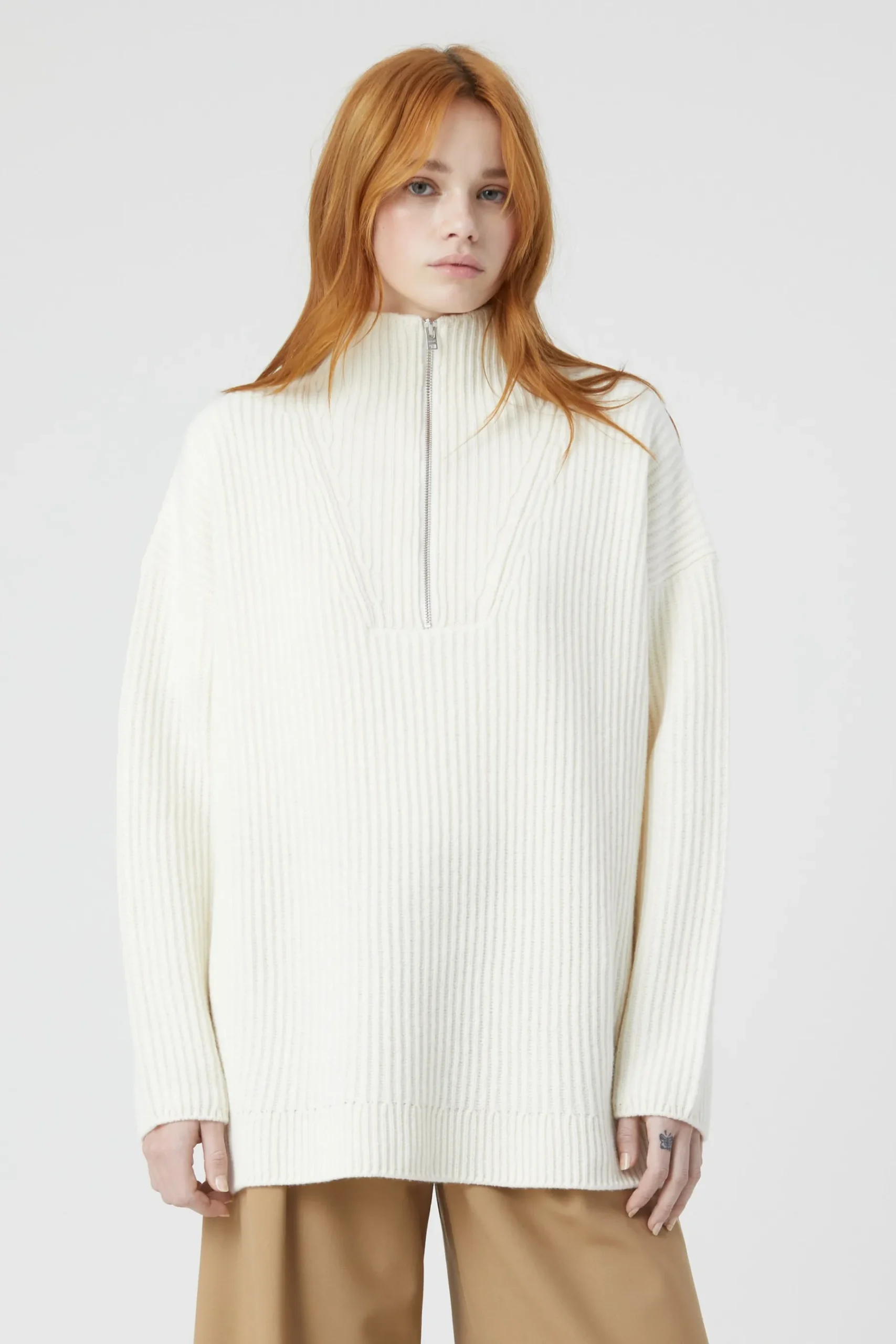 Laine Pullover A Col Roule