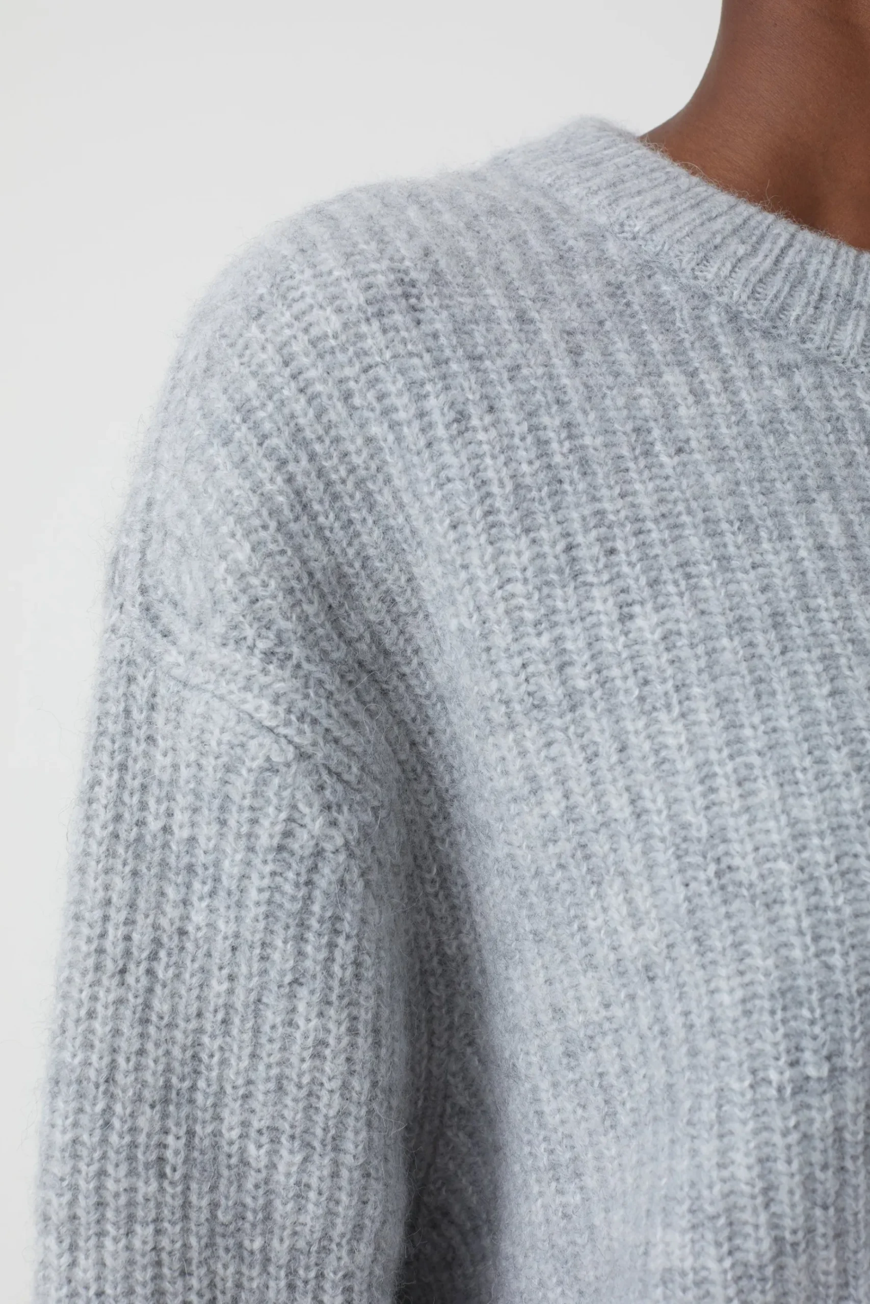 Pull Col Rond Alpaga Mix
