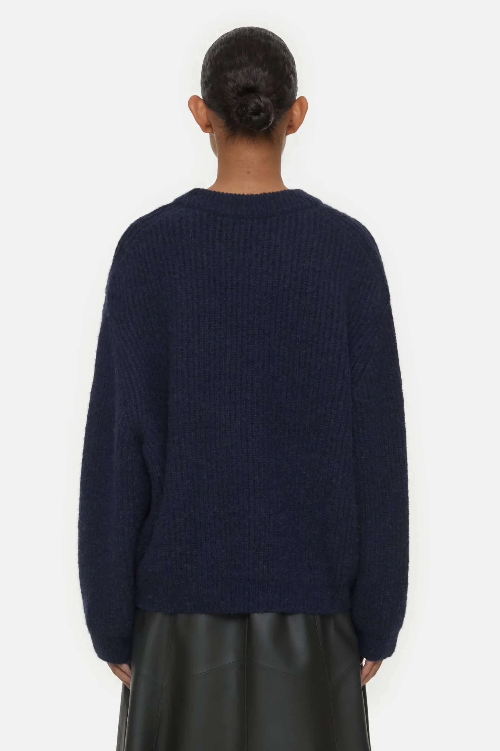 Pull Col Rond Alpaga Mix