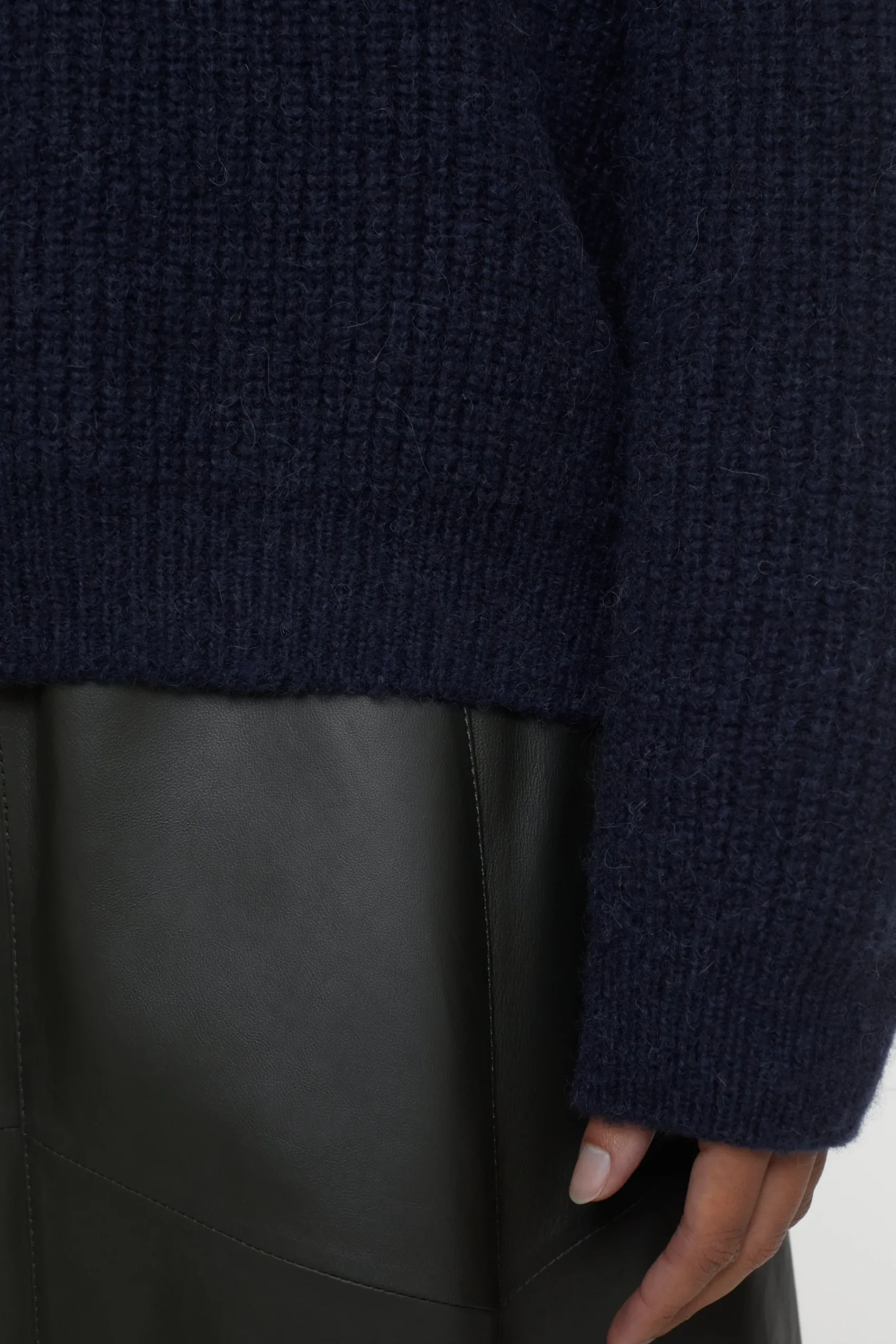 Pull Col Rond Alpaga Mix