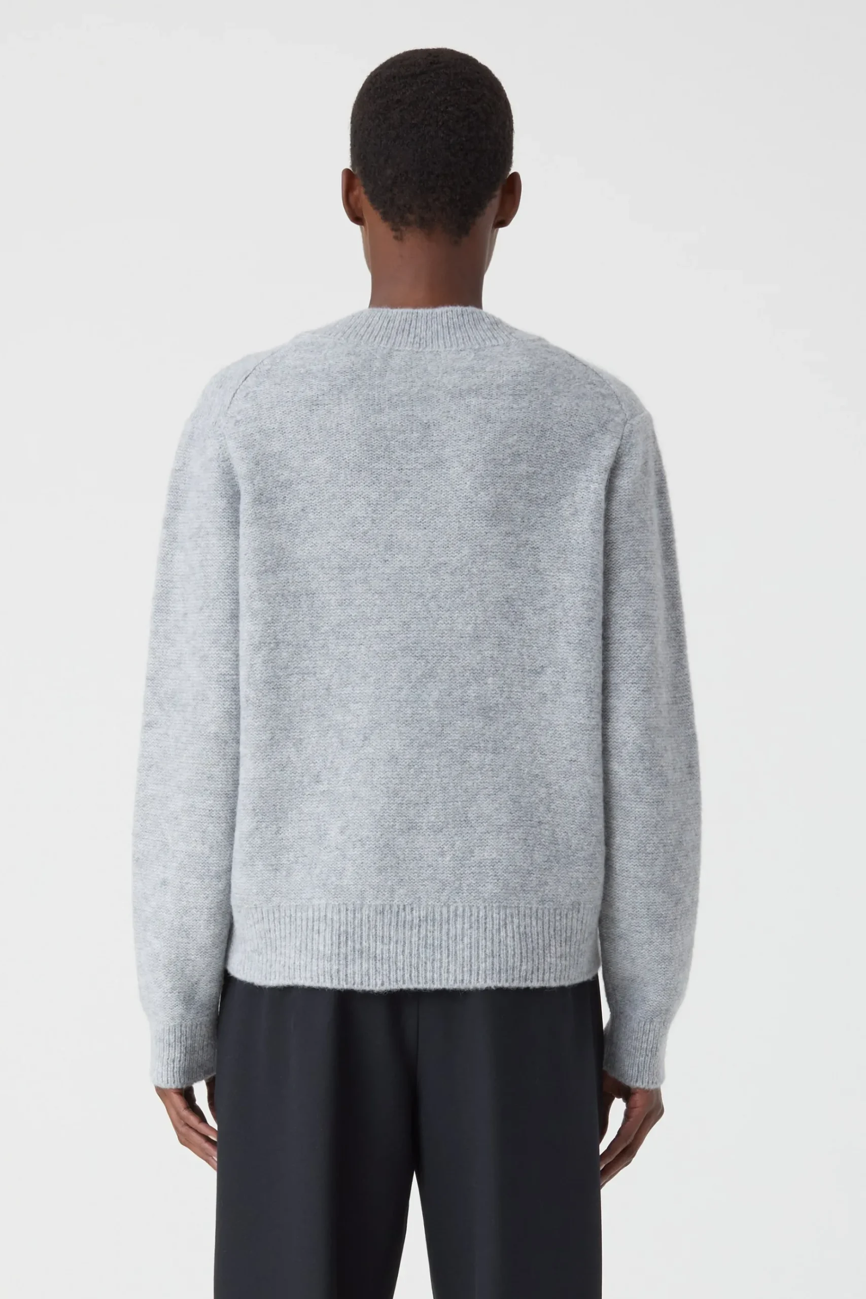Pull Col V Alpaga Mix