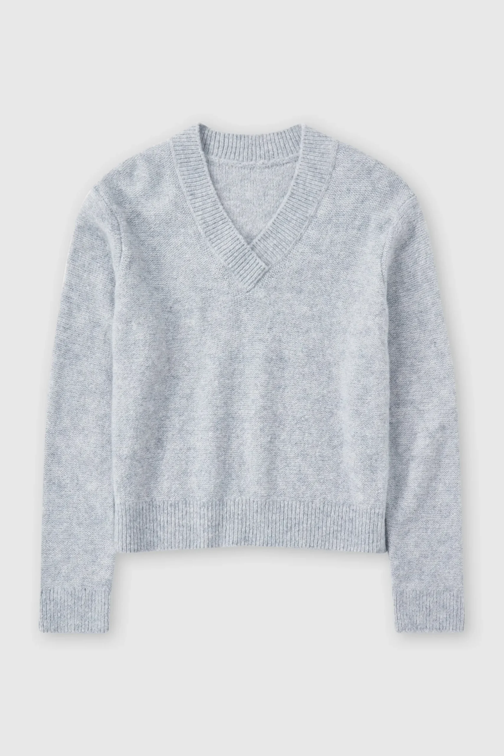 Pull Col V Alpaga Mix