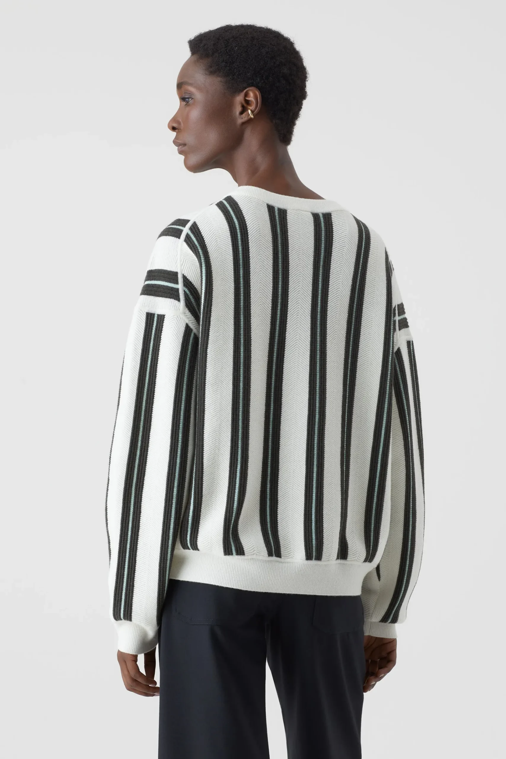 Pull En Tricot A Rayures