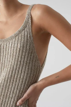 Robe A Bretelles En Mouline
