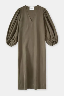 Robe En Lin Et Soie