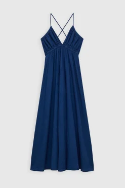 Robe Maxi En Lin & Coton