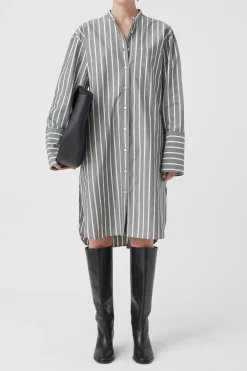 Robe-Chemise A Rayures