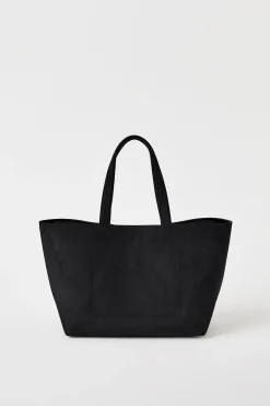 Sac En Cuir Velours