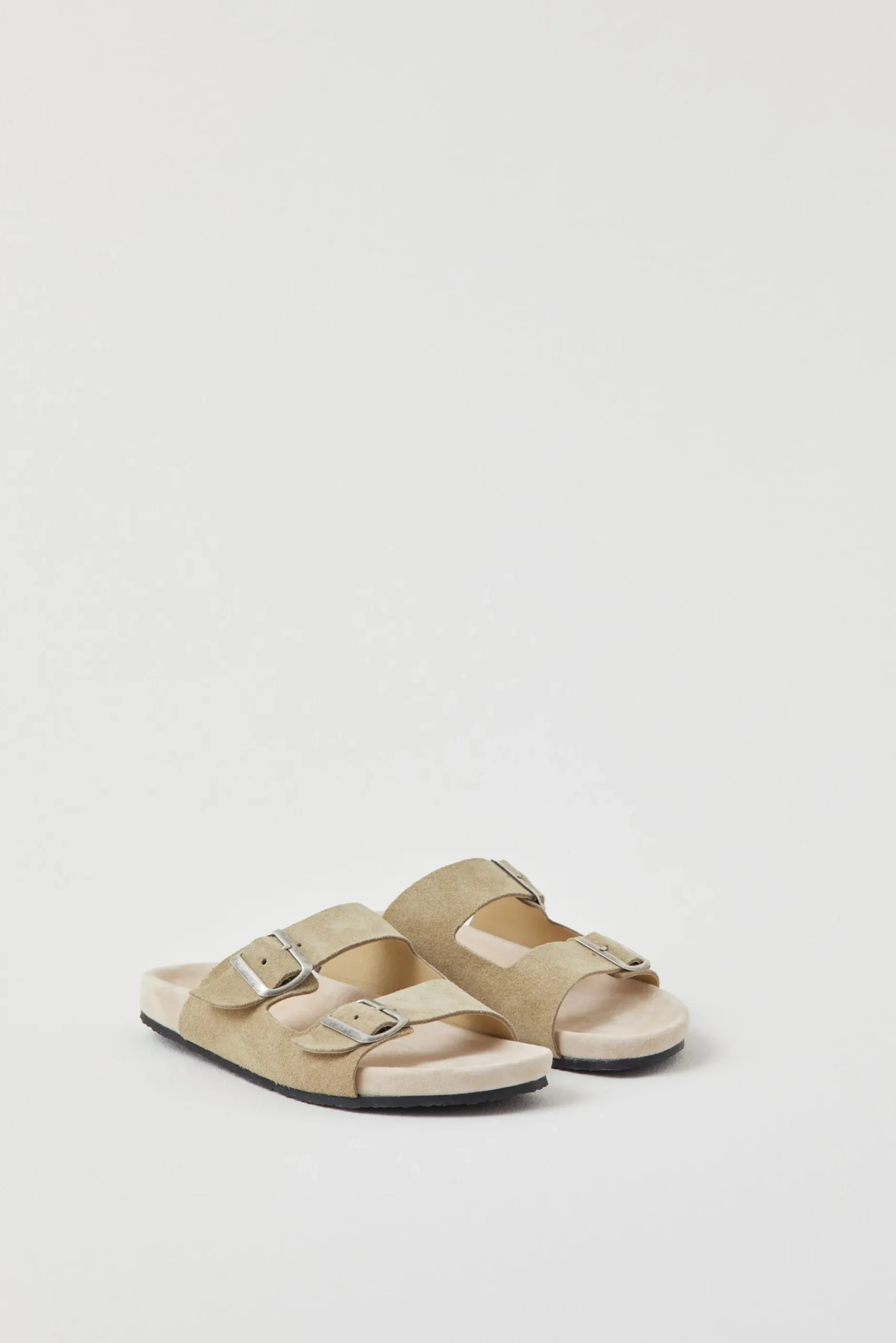 Sandales En Cuir Velours Souple