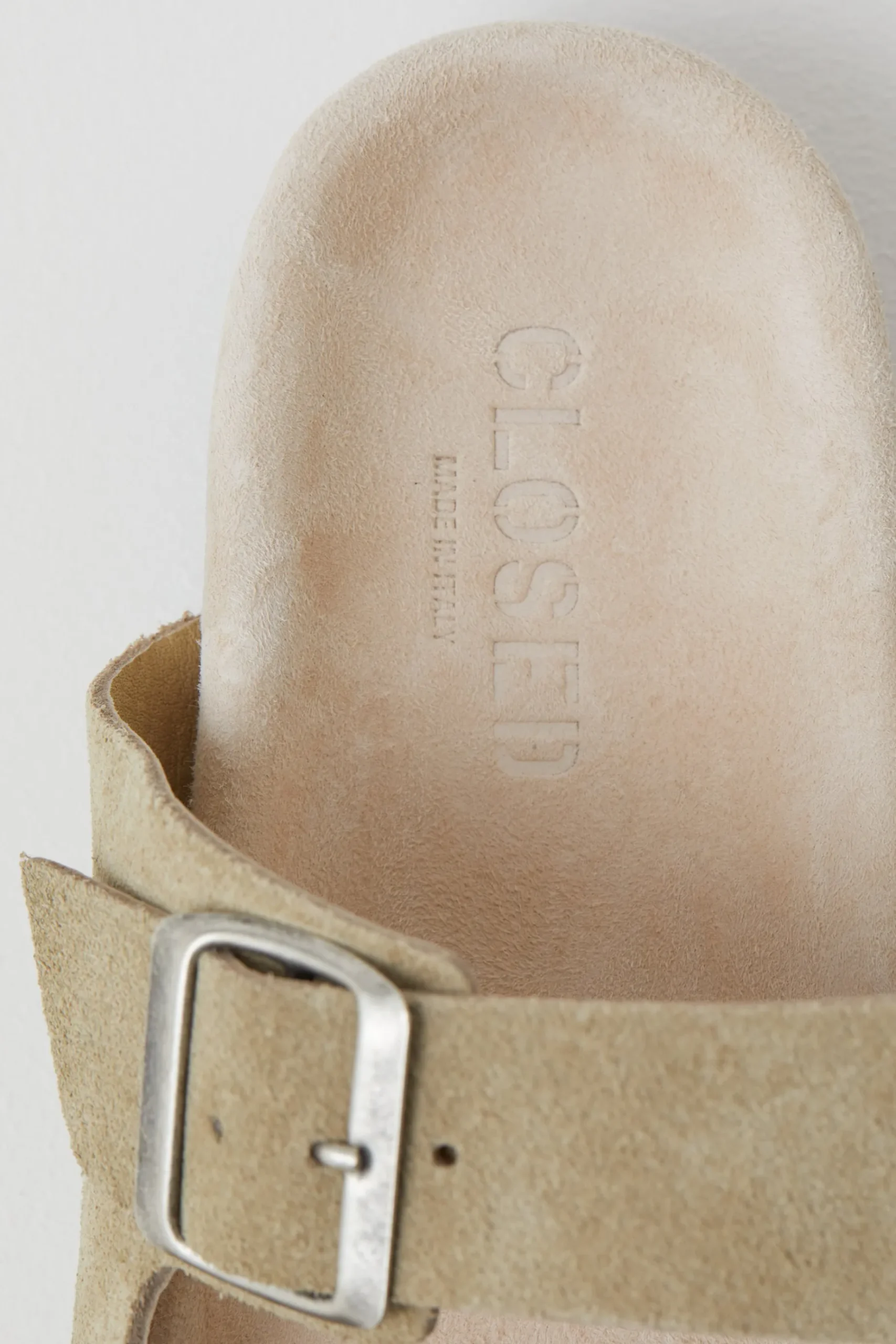 Sandales En Cuir Velours Souple