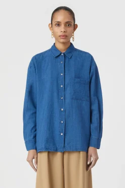 Shirt Long En Lin & Coton