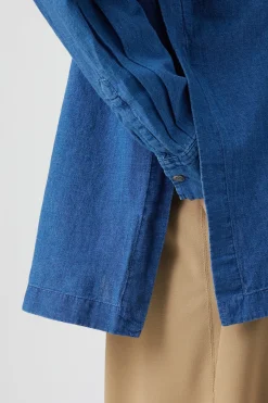 Shirt Long En Lin & Coton