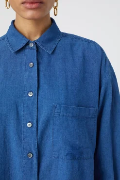 Shirt Long En Lin & Coton