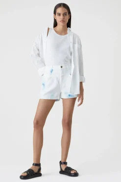 Short White Denim