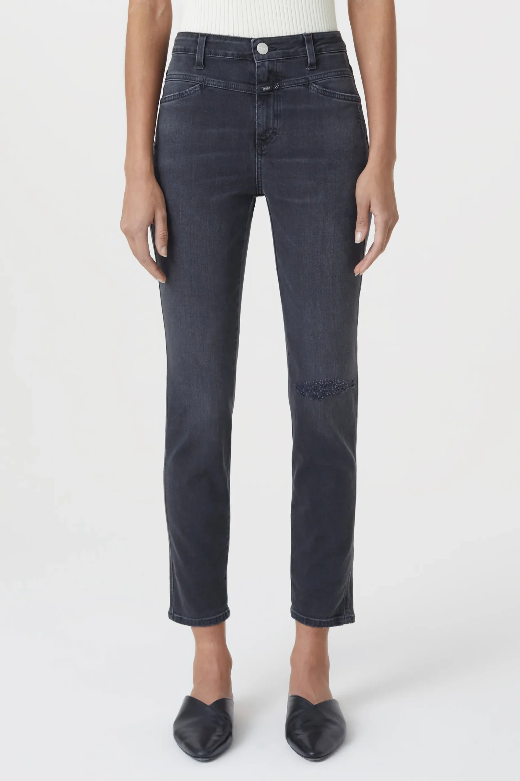 Skinny Pusher Black Denim