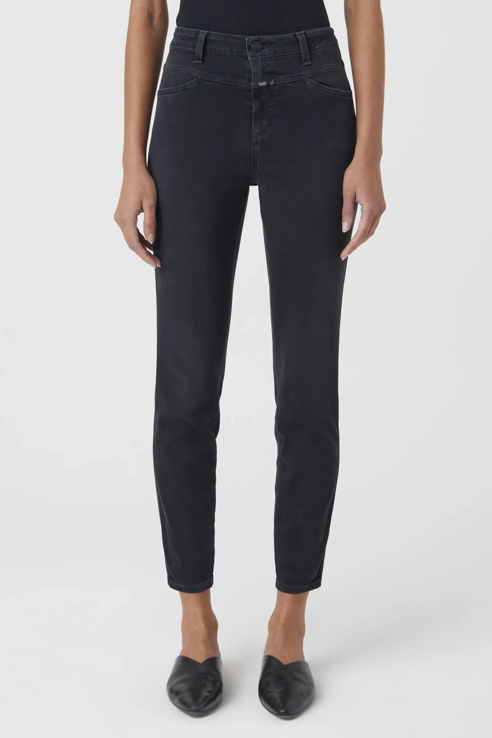 Skinny Pusher Black Denim