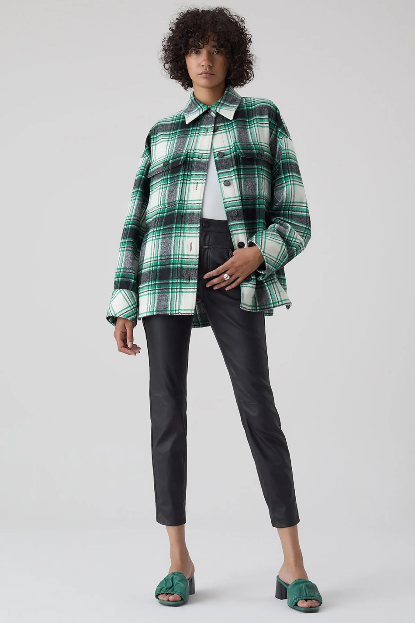 Skinny Pusher En Cuir