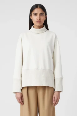 Sweatshirt A Col Roule