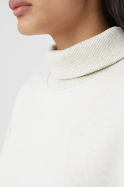 Sweatshirt A Col Roule