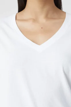 T-Shirt Basique A Col En V