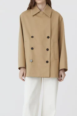 Veste Caban En Coupe Evasee